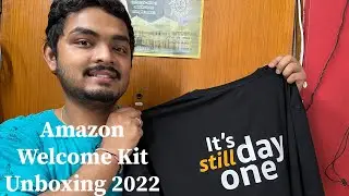 I got selected in Amazon - Welcome Kit Unboxing 2022 | Onboarding Gifts | FAANG