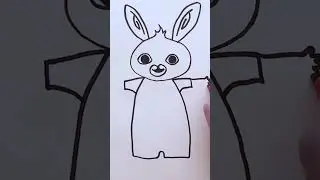 Learn how to draw Bing #Shorts | Bing Shorts