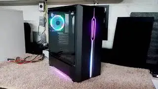 Testing the built in addressable RGB that comes with the darkFlash T20 computer case.