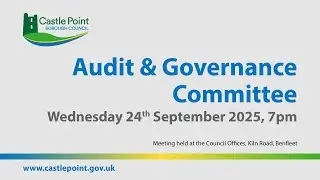 Audit & Governance Committee - Wednesday 24 September 2025