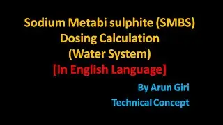 [English ] sodium meta bi sulphite dosing calculation in english