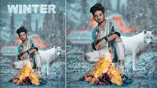 PicsArt Winter Snowfall Special Photo Editing | Winter Photo Editing || winter photo editing 2022
