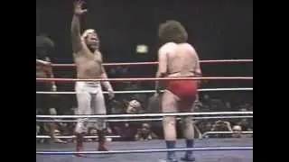Andre the Giant, Jimmy Snuka, & Rocky Johnson vs John Studd, Lou Albano, & Afa
