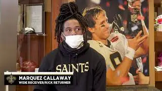 Marquez Callaway's 'Welcome to the NFL' moment | 1-on-1 | New Orleans Saints