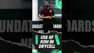 Use Of KOH In Drycell || #chemistry #koh #ytshorts #shorts
