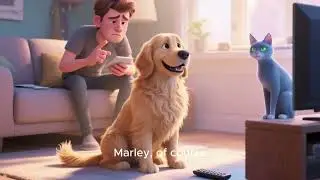 Dogs and Cats Living Together Be Like ( Marley and Chewie )