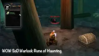 Wow SoD Undead Warlock Finding Haunt Rune