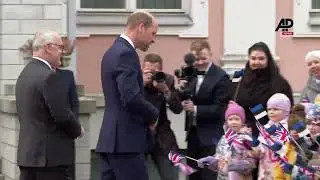 Prince William arrives in Tallinn to visit British troops