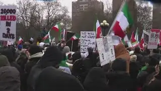 Hundreds rally in NYC demanding 'Freedom for Iran'