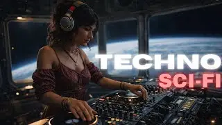 1 Hour Futuristic Techno DJ Set | Deep Space Vibes | Immersive Sci-Fi Electronic Music