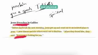 Learn English - Walk through Mark 1:35-37