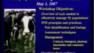 Integrated Pest Management of Fly Pests of Confined Dairy Animals Part 1