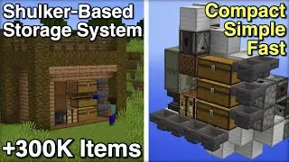 New Shulker Box Storage System Tutorial 1.13+