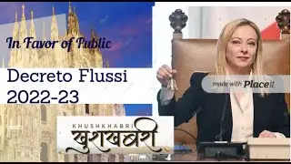 NUOVO Decreto Flussi 2022-2023 | decreto flussi2023 | italy visa paper | italy job new |immigration