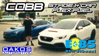 COBB FLEX FUEL INSTALLED ON 2022+ WRX WITH RESULTS!