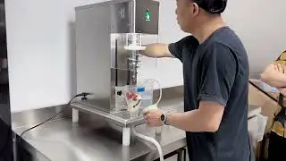ICM-100E frozen yogurt swirl ice cream blender mixer machine