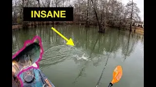 SLAYING WINTER BASS with UMBRELLA RIG! #bassfishing #kayakfishing