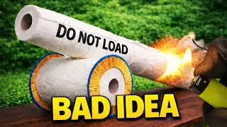 I Tried Firing a Cannon Made From Toilet Paper&hellip;
