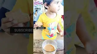 baby learning_videos YouTube_Short #Mulan learning how learn play with Parle-G#cutebaby#funny#shorts