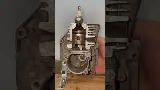 What&rsquo;s inside an engine? 2 stroke engine cut in half #shorts #engines