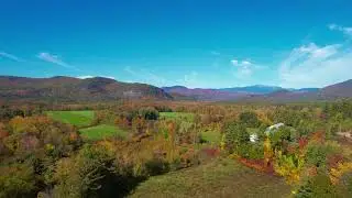 Fall Foliage in New England - Stunning Aerial Drone Footage