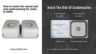 How to make the sound pad and undercoating for sinks in XHHL #kitchensink