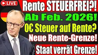Steuerfreie Rente 2026 | Bruttorenten-Grenze | Ab 01.02.