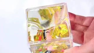 Clear Cube Slime ASMR Talisa Tossell