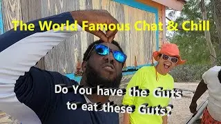 Rays and Roast Pig at Chat & Chill Beach Bar  (Island Packet 420 Sailing)