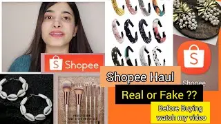 shopee haul !! shopee app real or fake !! start rs 12 | Channel Bloom