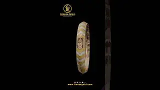 Gold Kada That Reflects Craftmanship in India  #b2bjewelleryindia #goldjewellery #gold #jewelry