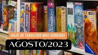 Jogos de tabuleiro mais vendidos - Agosto/23