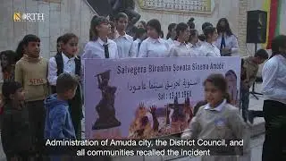 Residents pay tribute to victims of cinema fire in Syria’s Amuda