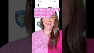 No, the NYPD is NOT emailing you an attachment