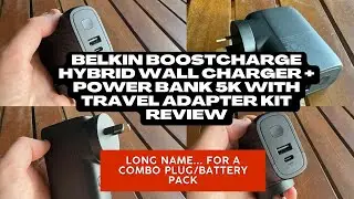 Обзор гибридного сетевого зарядного устройства Belkin BoostCharge + Power Bank 5K с дорожным адаптером