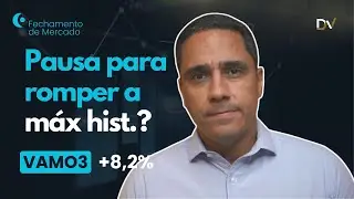 Análise de Fechamento 12.1.26 - IBOV, WING26, WDOG26, PETR4, VALE3 e mais. Vamos (VAMO3) +8,18%