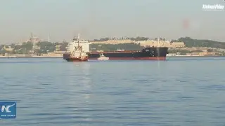 Cargo ship ran aground in T&uuml;rkiye's Bosphorus Strait rescued