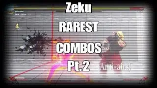 SFV Zeku RAREST COMBOS v-skill 2 pt2 (Anti-airs)