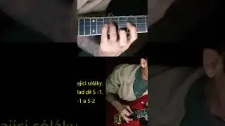 😜Stupnice C dur, prstoklad přes 4 struny.🎸