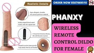 WIRELESS REMOTE CONTROL DILDO FOR FEMALE|| लीजिए रियल पेनिस का अनुभव एक डिलडो में वाइब्रेशन के साथ|
