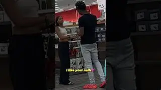 EMAN RIZZING A CUTE GIRL AT TARGET💕😩