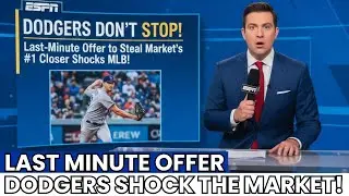 LAST-MINUTE RAID: DODGERS bid to STEAL market’s No.1 CLOSER shocks MLB | Dodgers News