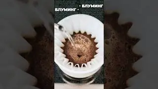 Это поможет&nbsp;РАВНОМЕРНО&nbsp;заваривать фильтр-кофе | Блуминг и как его использовать#rba_expert #спешелти