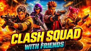 CLASH SQUID with friends in free fire 🔥/DLXMONSTER / GONE WRONG 😮