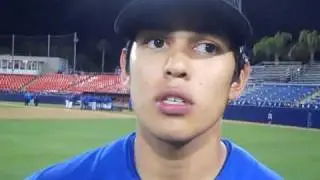 Amat's Rio Ruiz after National Classic title