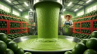 Как на самом деле производят гуакамоле на фабриках — 40 тонн каждый день 🥑