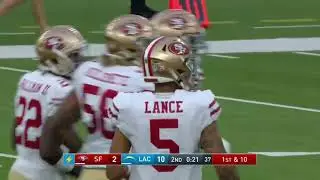 Trey Lance AMAZING Throw to Sherfield