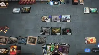 Ep745: CorrieaNaya (R/G/W) Token deck vs white/blue/black deck. Gold ranked Historic MTGA