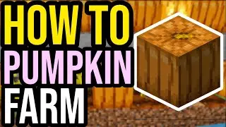 Easiest Automatic Pumpkin Farm In Minecraft Bedrock & Java! (2026!)