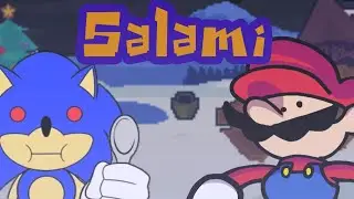 SALAMI | But Sunky and Speedrunner Mario sing it! - [+ FLM 99% Accurate] -